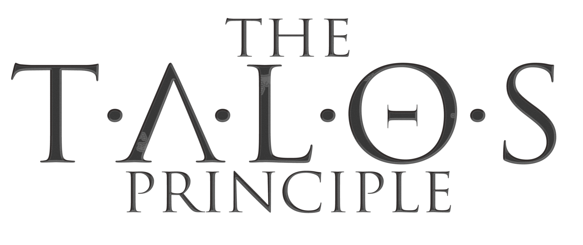 The Talos Principle logo on a transparent background