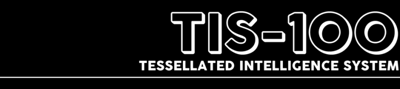 TIS-100 logo in full colour