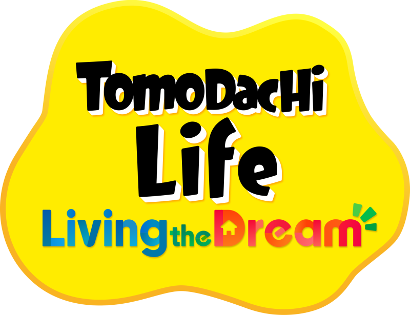 Tomodachi Life: Living the Dream logo on a transparent background