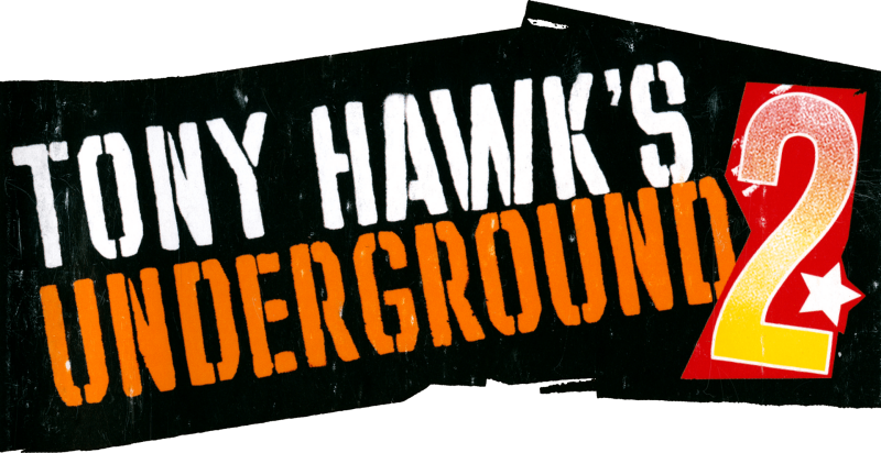 Tony Hawk's Underground 2 logo on a transparent background