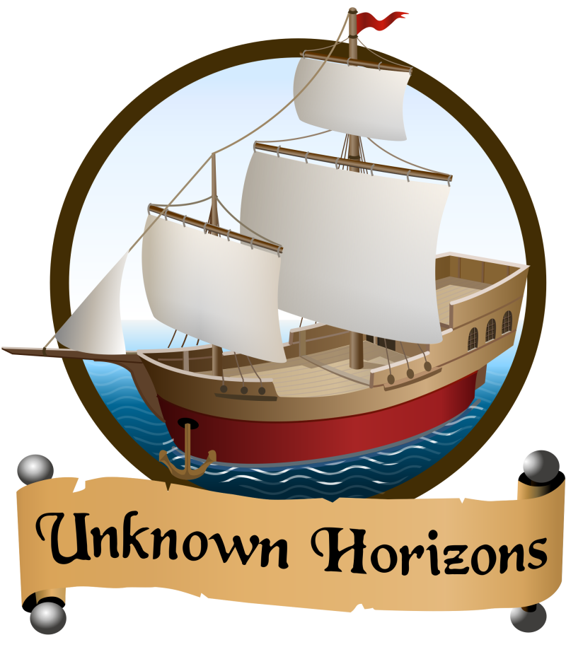 Unknown Horizons logo on a transparent background
