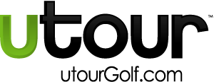 UTour Golf logo on a transparent background