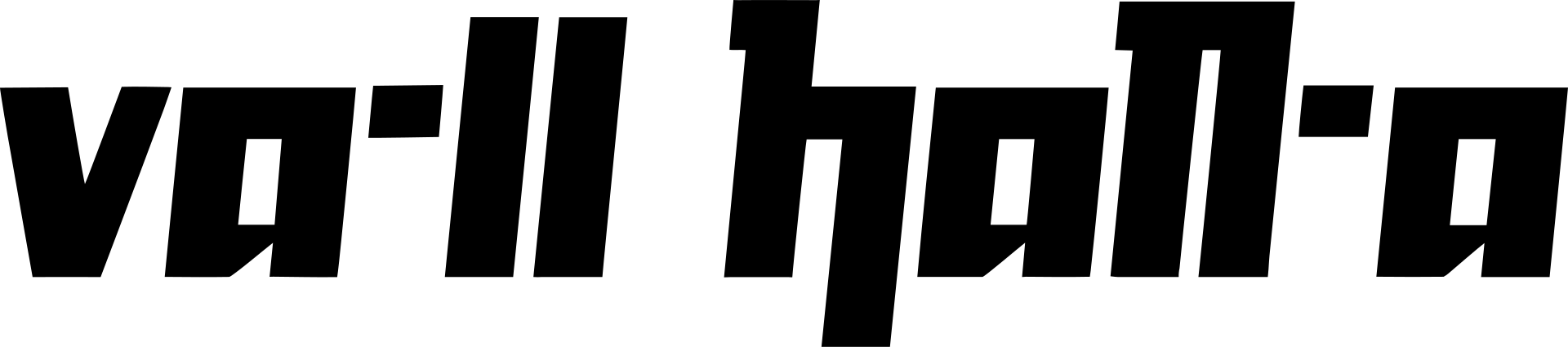 VA-11 Hall-A logo on a transparent background