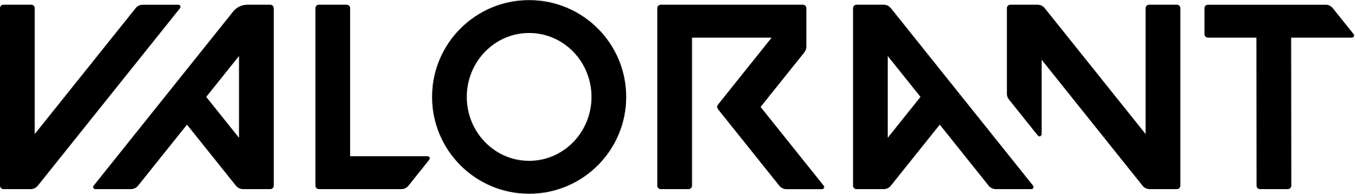 Valorant logo on a transparent background