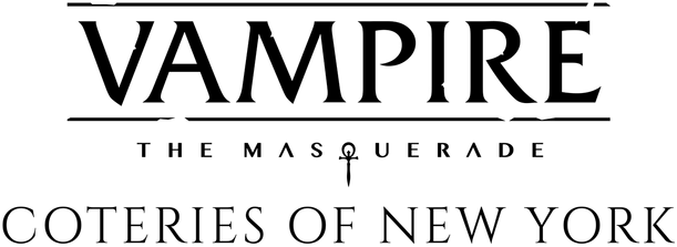 Vampire: The Masquerade – Coteries of New York logo on a transparent background