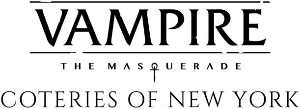 Vampire: The Masquerade – Coteries of New York logo on a transparent background