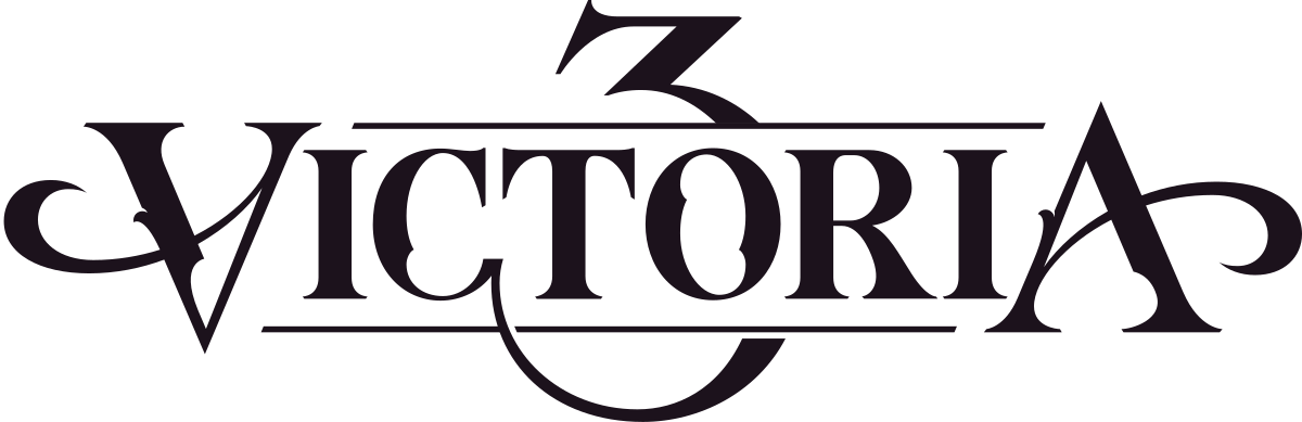 Victoria 3 logo on a transparent background