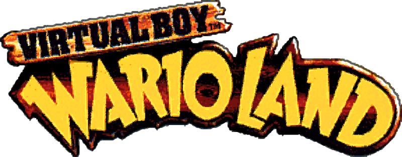 Virtual Boy Wario Land logo on a transparent background