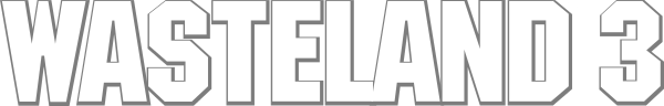 Wasteland 3 logo in full colour