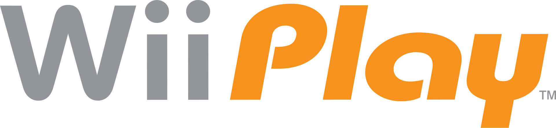 Wii Play logo on a transparent background