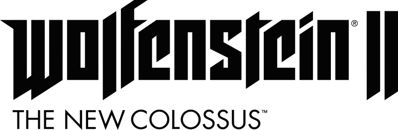Wolfenstein II: The New Colossus logo on a transparent background