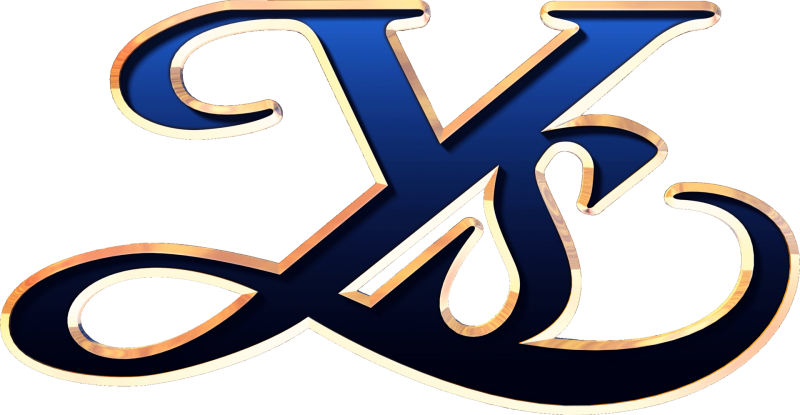 Ys VIII: Lacrimosa of Dana logo on a transparent background