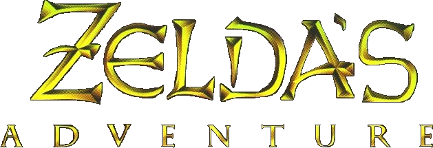 Zelda's Adventure logo on a transparent background