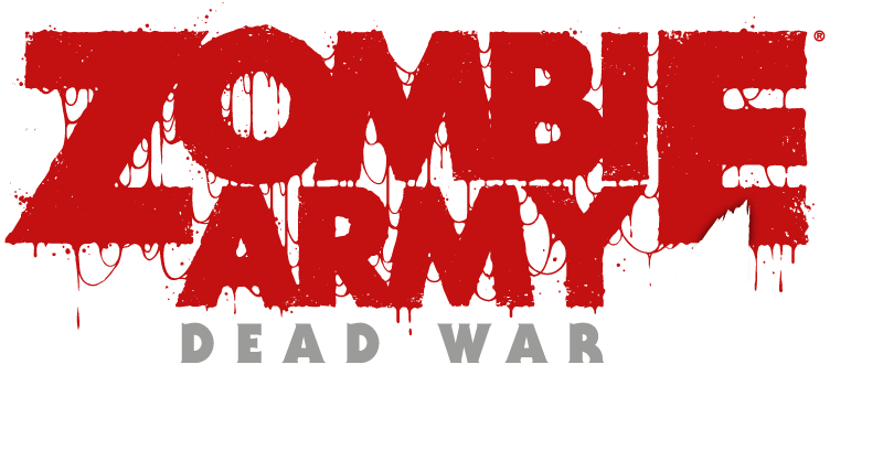 Zombie Army 4: Dead War logo on a transparent background